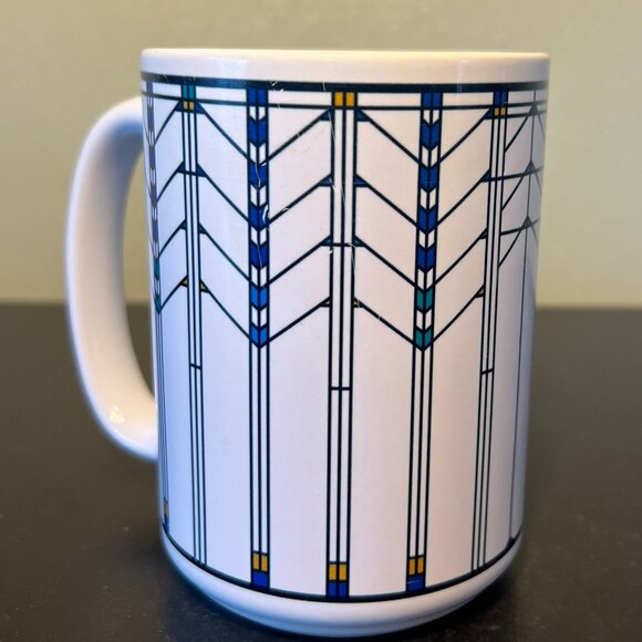Frank Lloyd Wright Collection Ceramic Mug ~ Ennis House Window Pattern ~  Design - Picture 7 of 14